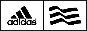 Adidas Men's 2-Colour Merch Stripe Polo - White/Blue