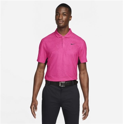 Nike Menâ€™s Dri-Fit ADV Tiger Woods Pattern Polo, Pink