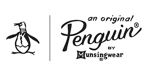 Penguin Men's Original Vertical Stripe Polo, Black Iris